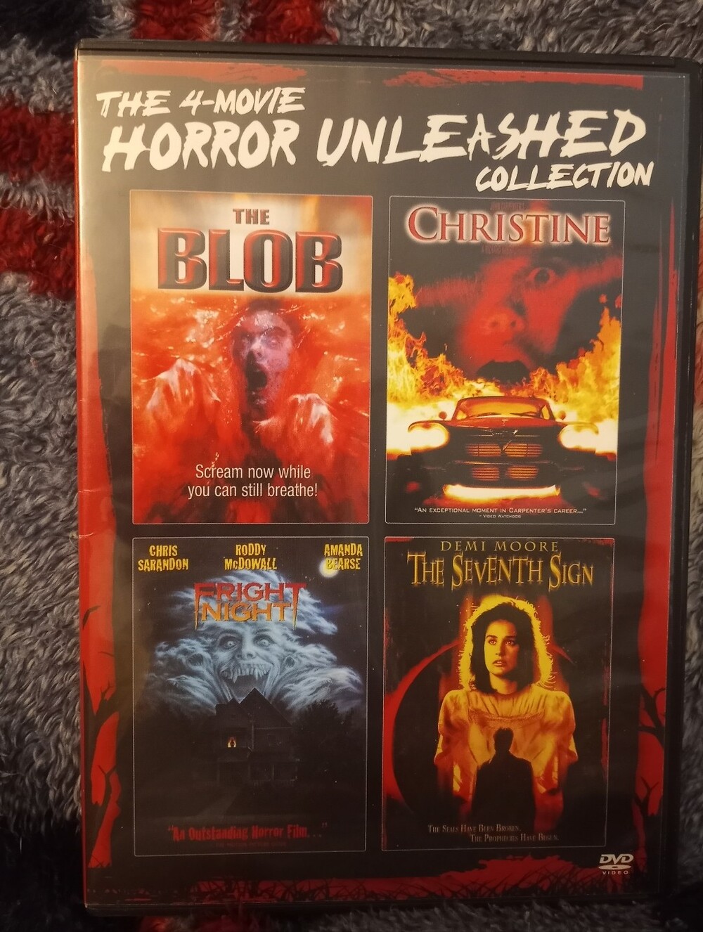 NWOT The 4 Movie Horror Unleased Collection DVD